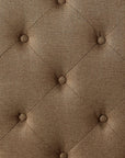 Carly Elegant Tufted Upholstered Camelback Platform Bed Frame