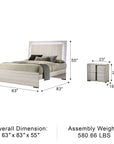 Lyntor Contemporary Bedroom Set, 5 Pieces