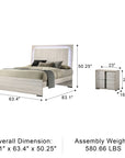 Lyntor Contemporary Bedroom Set, 5 Pieces