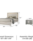 Ruthgate Contemporary Bedroom Set, 5 Pieces