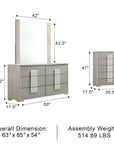 Ruthgate Contemporary Bedroom Set, 5 Pieces