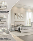 Ruthgate Contemporary Bedroom Set, 5 Pieces