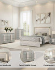 Ruthgate Contemporary Bedroom Set, 5 Pieces