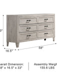 Oskarvik Contemporary Dresser
