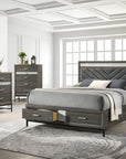 Voleta Modern Bedroom Set, 4 Pieces