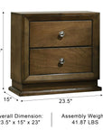 Wexford Transitional Nightstand