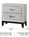 Mondaro Contemporary Nightstand