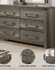 Arlingtona Rustic Farmhouse Dresser
