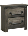 Arlingtona Rustic Farmhouse Nightstand