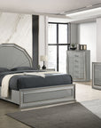 Lumiere Aurora Glam LED Platform Bed Frame