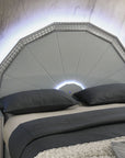 Lumiere Aurora Glam LED Platform Bed Frame