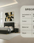 Winslow Contemporary Bedroom Set, 5 Pieces