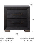Bramley Contemporary Nightstand
