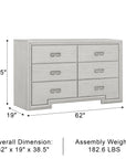 Dalbrone Transitional Dresser