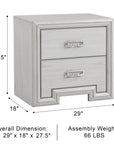 Dalbrone Transitional Nightstand