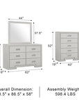 Dalbrone Transitional Bedroom Set, 5 Pieces