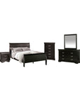 Duc De Savoie Transitional Bedroom Set, 5 Pieces