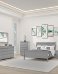 Duc De Savoie Transitional Bedroom Set, 5 Pieces