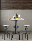 Foskey Industrial Counter Height Swivel Stools