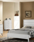 Dortmund Classic Modern Platform Bed or 6-Piece Bedroom Set