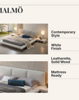 Malmo Contemporary Platform Bed