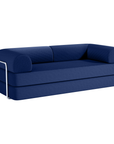 Perri 79" Modular Compressed Sofa with Corduroy Upholstery, Lumbar Pillows & Metal Support By FOA
