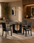 Oberto Transitional Dining Set, 5 Pieces