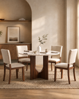 Oberto Transitional Dining Set, 5 Pieces