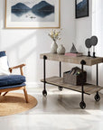 Industrial Sofa Table
