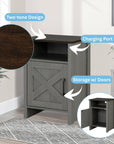 Garibaldi Rustic Farmhouse Side Table
