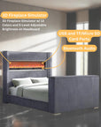 Sumter Contemporary TV Lift Bed