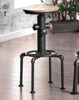 Foskey Industrial Counter Height Swivel Stools