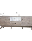 Mid-century Modern Dark Gray Media Console