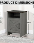 Garibaldi Rustic Farmhouse Side Table