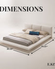 Malmo Contemporary Platform Bed