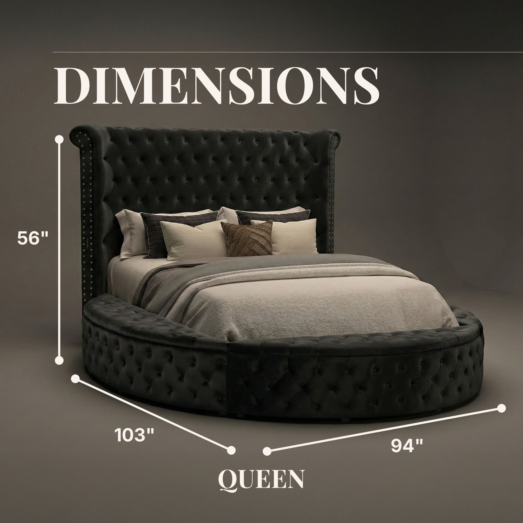 Velvora Glam Bed