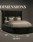 Velvora Glam Bed
