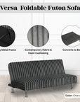 Versa Cozy Chic Futon Sleeper Sofa