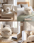 Orevis Sheep Plush Accent Throw Pillow