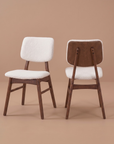 Umbria Mid-Century Modern Dining Chairs, Set of 2