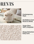 Orevis Sheep Plush Accent Throw Pillow