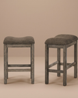 Gumboro Rustic Counter Height Stools, Set of 2
