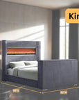 Sumter Contemporary TV Lift Bed
