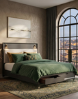 Torrance Mid-Century Modern Bed
