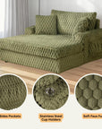 Ferryhill Contemporary Double Chaise Sofa