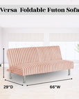 Versa Cozy Chic Futon Sleeper Sofa
