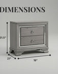 Alano Contemporary Nightstand