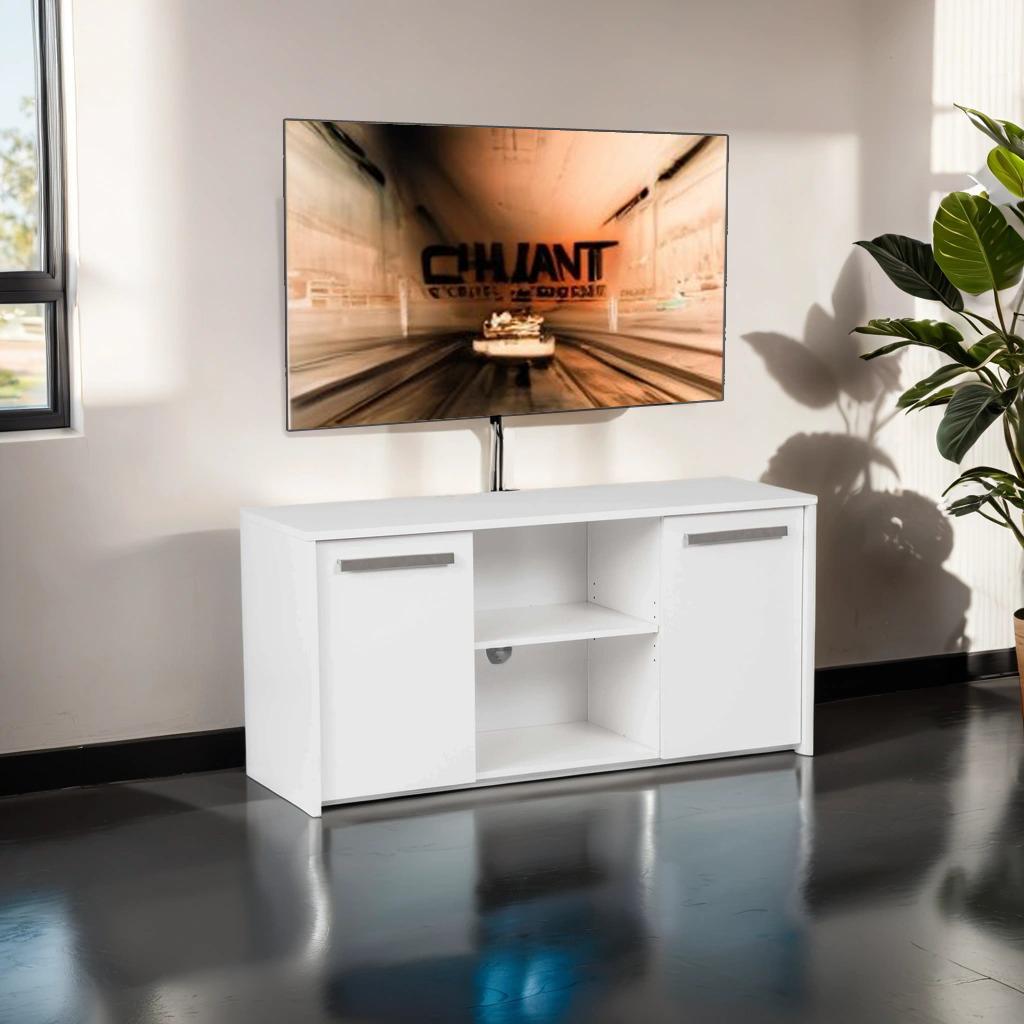 Modern White Sleek TV Stand