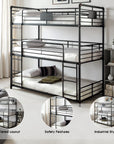 Ekaterina Industrial Bunk Bed