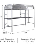 Saphira Contemporary Bunk Bed